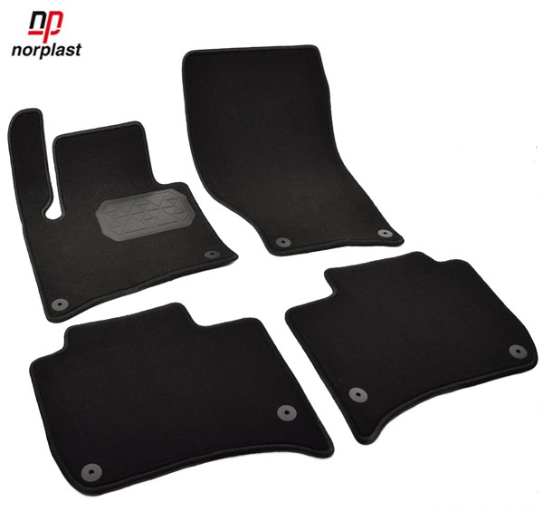 Коврики салона текстильные для Volkswagen Touareg (2010-2018) № NPL-VTe-950-570a