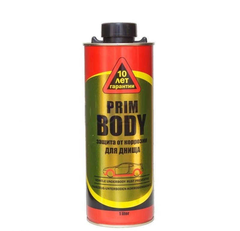 Антикор для обработки днища под пистолет 1л PRIM BODY № ПРИМБОДИ1