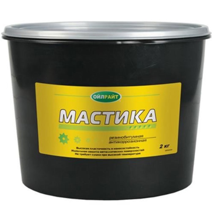 Мастика резино-битумная 2,1кг Oil Right № 6101