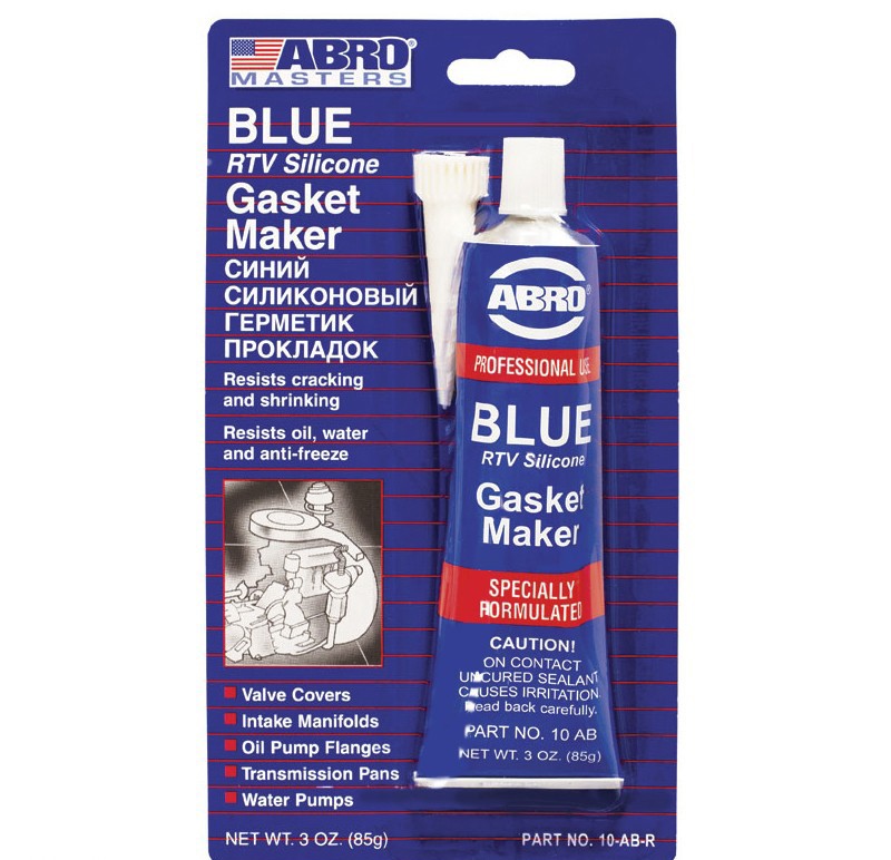 Герметик силиконовый синий 85г ABRO № 10-AB-R