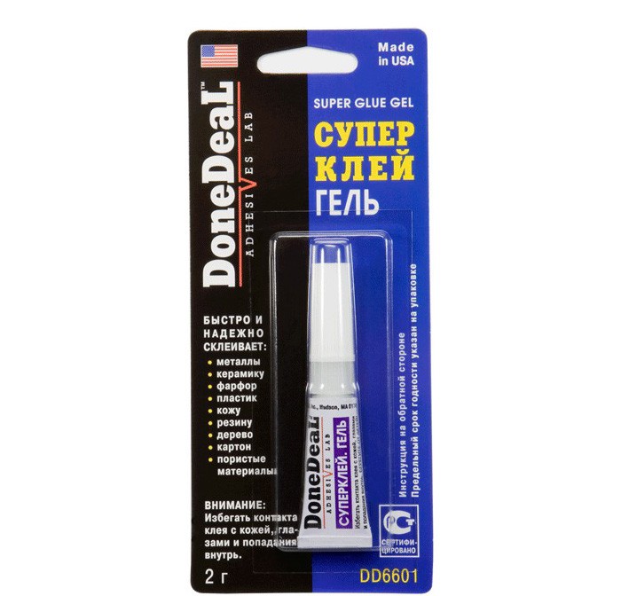 Клей супер гель 2гр № DD6601