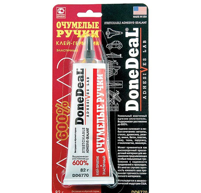 Клей-герметик эластичный Очумелые ручки 82гр № DD6770