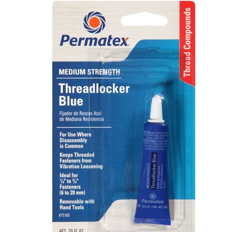 Фиксатор резьбы средней фиксации синий 6 гр PERMATEX № 24200