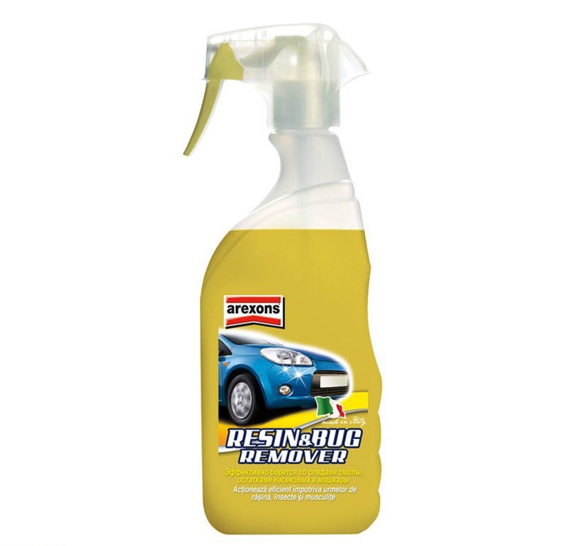 Средство для удаления следов насекомых и смолы 500 мл AREXONS Resin&Bug remover. (триггер спрей). 500 мл. № 7112/7312