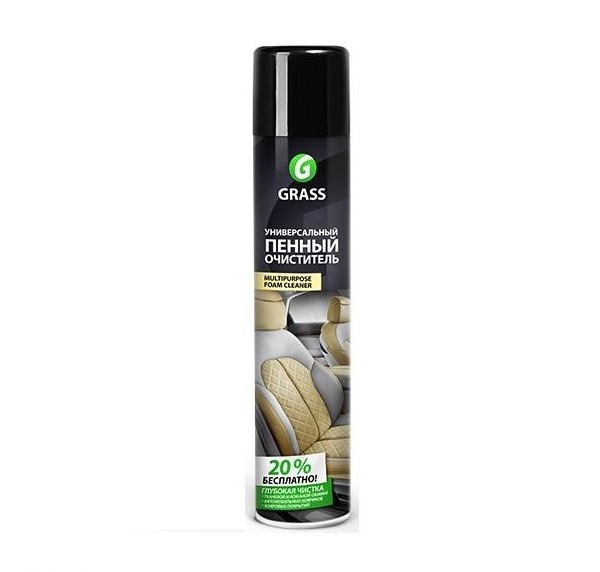 Очиститель салона пенный Multipurpose Froam Cleaner аэрозоль GRASS 750 мл № 112117
