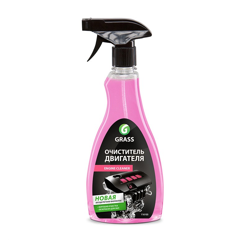 Очиститель двигателя Engine Cleaner спрей GRASS 500 мл № 116105