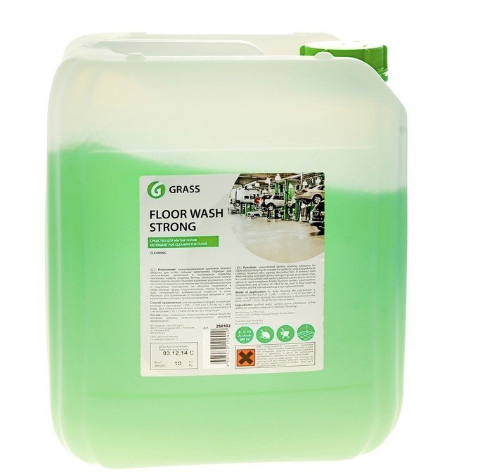 Очиститель полов Floor wash strong GRASS 10 кг № 250102