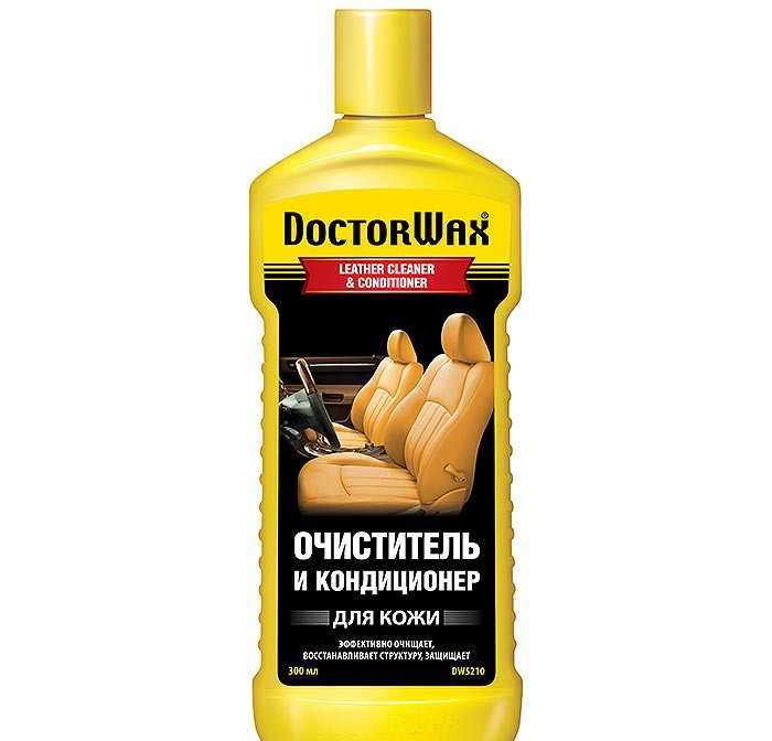 Очиститель кожи с кондиционером 300мл DoctorWax № DW5210