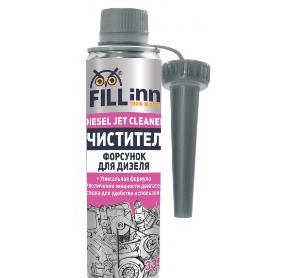 Очиститель дизельных форсунок 70-80л 335мл FILLinn № FL059