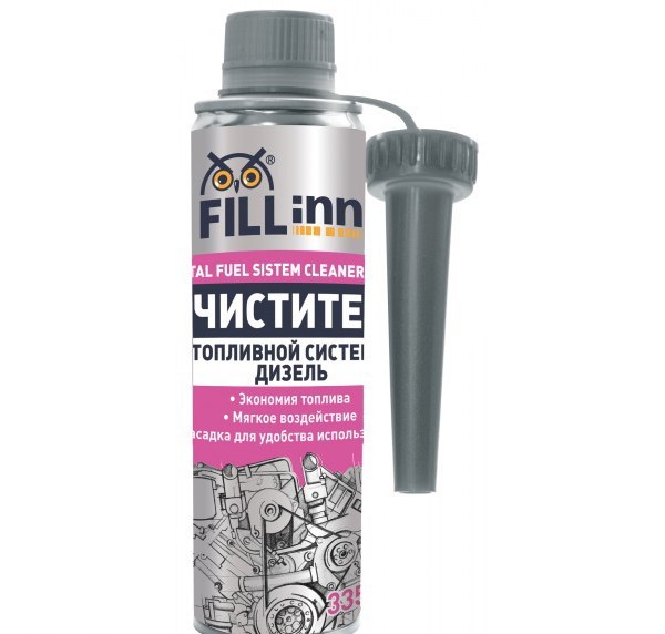 Очиститель топливной системы дизель 70-80л 335мл FILLinn № FL062