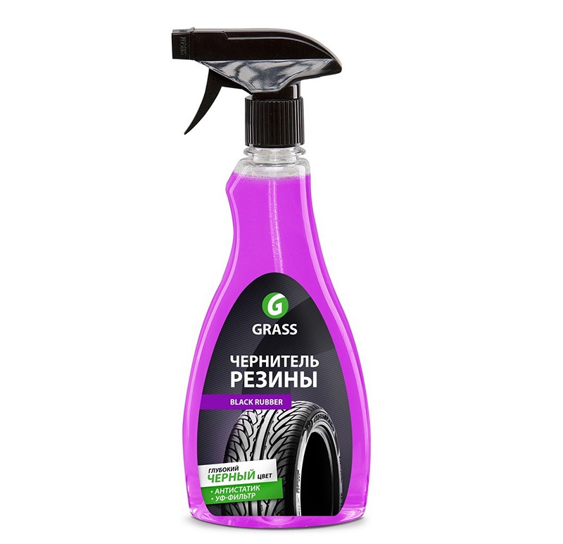 Полироль для шин Black Rubber спрей GRASS 500мл № 121105