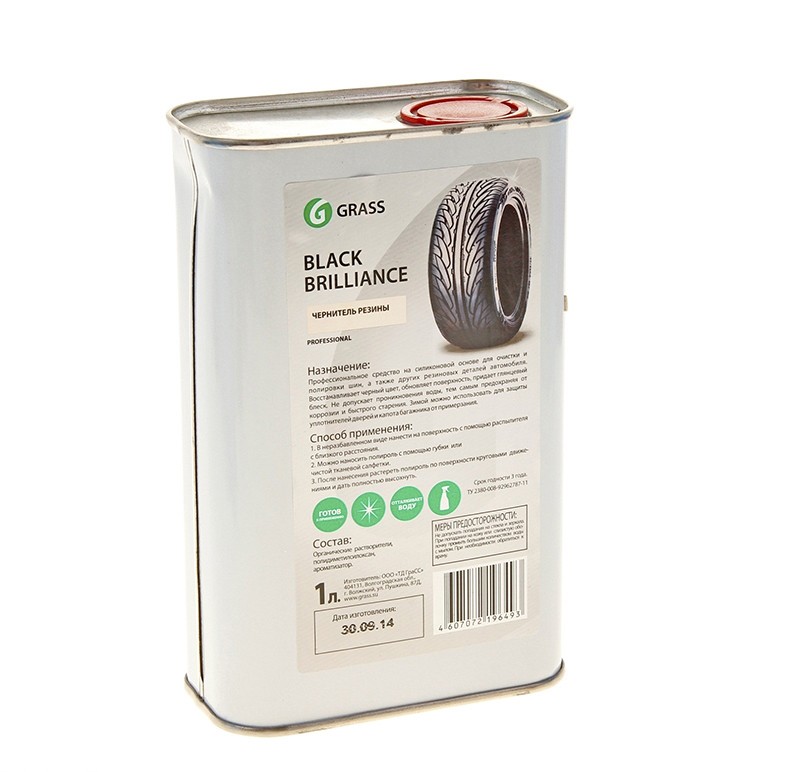 Полироль для шин Black Briliance GRASS 1л № 125100