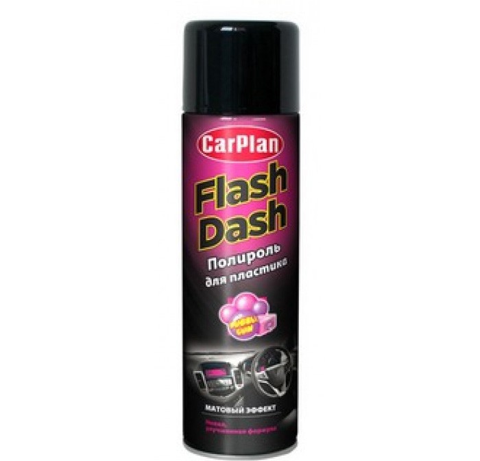 Полироль панели с матовым эфектом Bubblegum 500мл Carplan Flash Dash № RFB500