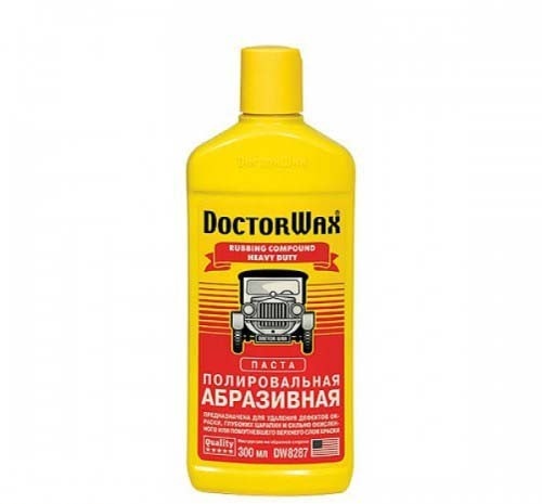 Полироль паста абразивная 300мл DoctorWax № DW8287