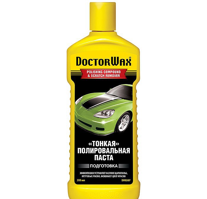 Полироль паста Тонкая 300мл DoctorWax № DW8307