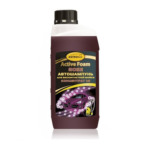 Шампунь для беск/ мойки ROSE, серия Active Foam, концентрат 1 № AC-437