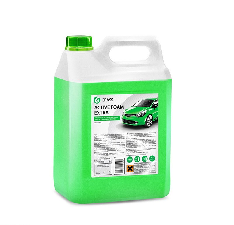 Шампунь GRASS Active Foam Extra для бесконтакной мойки 6кг № 700105