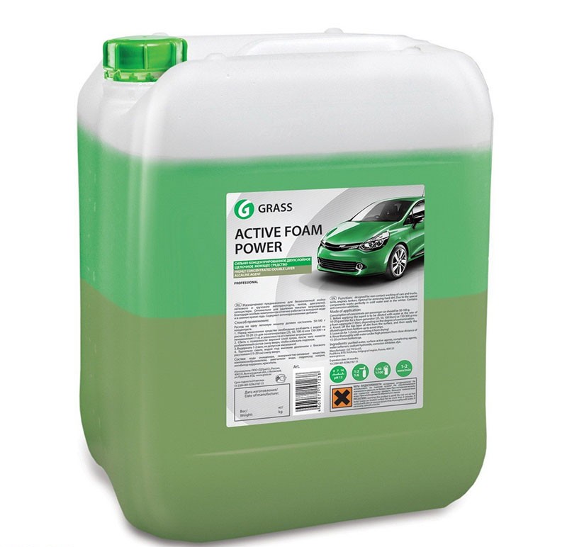Шампунь GRASS Active Foam Power для бесконтакной мойки 23кг № 800023