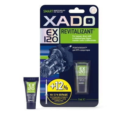 Присадка для КПП и редукторов XADO Revitalizant EX120 (туба 9 мл) № ХА 10330