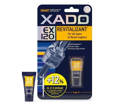 Присадка для дизельного двигателя XADO Revitalizant EX120 (туба 9 мл) № ХА 10334