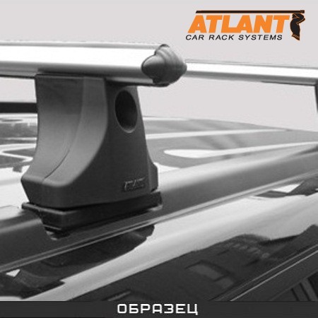 Багажник Атлант в сборе на крышу с аэродин. дугами для Nissan X-Trail T31 (без фонарей) (2007-2014) № 8134