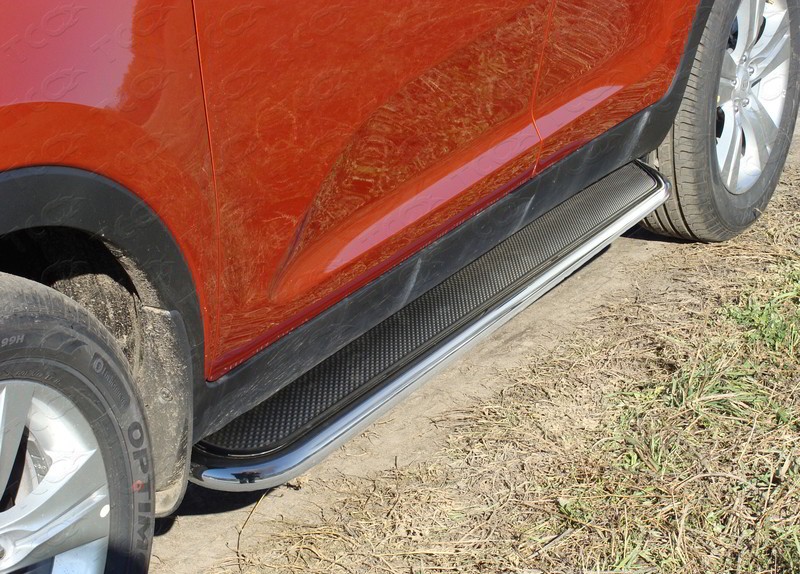 Пороги с площадкой (нерж. лист) 42,4 мм для Kia Sportage (2010-2015) № KIASPORT10-08
ТСС-Тюнинг
