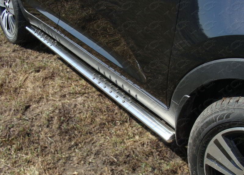 Пороги овальные с проступью 75х42 мм для Kia Sportage (2014-2015) № KIASPORT14-05
ТСС-Тюнинг
