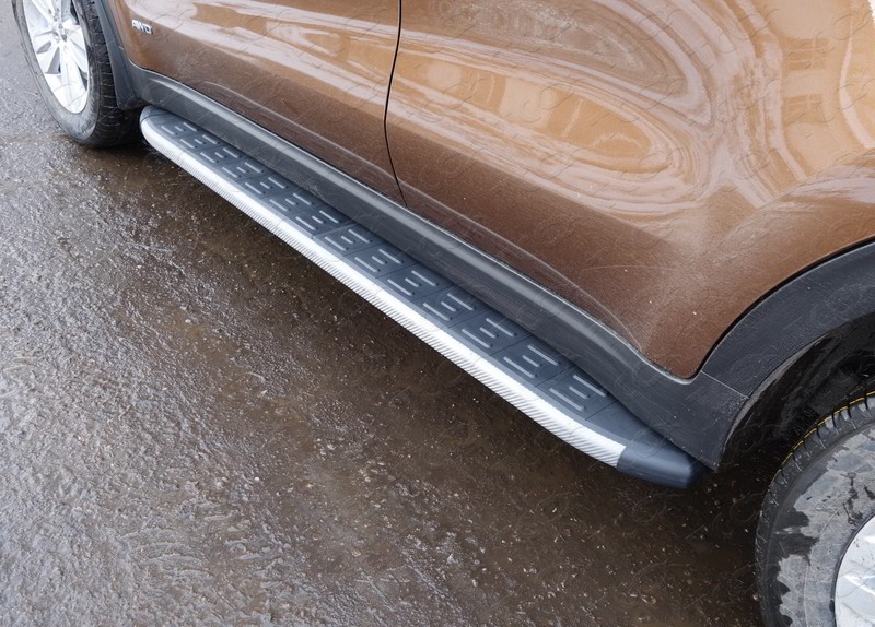 Пороги алюминиевые с пластиковой накладкой (карбон серые) 1720 мм Kia Sportage (2016-2018) № KIASPORT16-16GR
ТСС-Тюнинг
