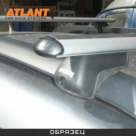 Багажник Атлант на рейлинги с аэродин. дугами для Subaru Legacy III универсал (1998-2003) № 8810+8827